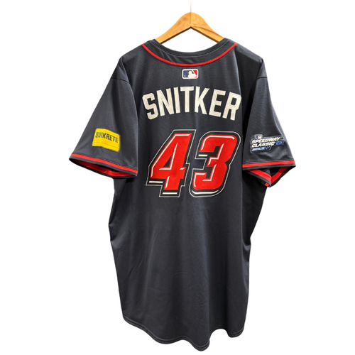 Brian Snitker Game Used 2025 Speedway Classic Jersey