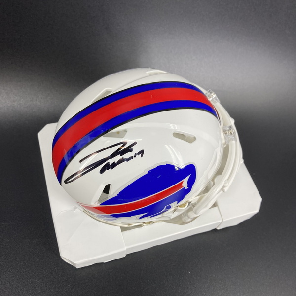 Bills - Josh Allen Signed Mini Helmet