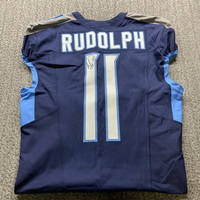 Crucial Catch - Titans Mason Rudolph Signed Game Worn Jersey (10/13/2024...
