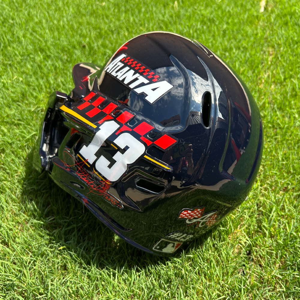 Ronald Acuna Jr. Team Issued 2025 Speedway Classic Helmet | Atlanta Braves  Auctions
