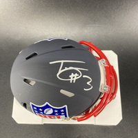 NFL - Giants Tyrone Tracy Jr. Signed Blue Shield Mini Helmet