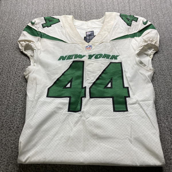 London Games - Jets Jamien Sherwood Game Used Jersey (10/10/21) Size 42