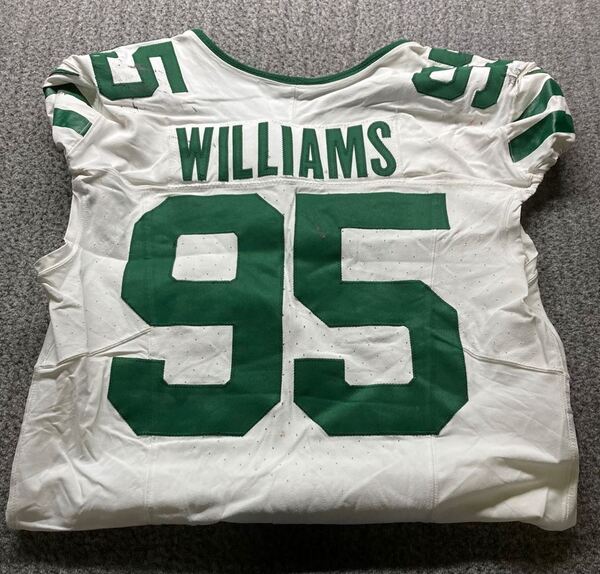 London Games - Jets Quinnen Williams Game Used Jersey (10/06/24) Size 44...