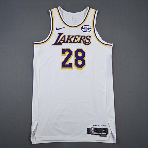 Image of Hachimura, Rui - Los Angeles Lakers - Association Edition Jersey - Worn 3/1/2026 - 1st Half - 2025-26 NBA Season