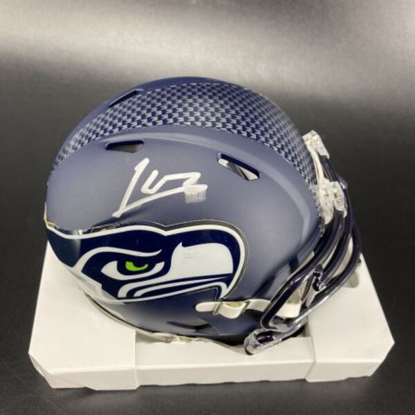 Seahawks - Kenneth Walker Signed Mini Helmet (Not Authenticated)