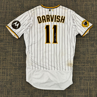 Yu Darvish Autographed & Game-Used 2023 Home White Padres Jersey