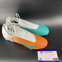 My Cause My Cleats - Jets La'Mical Perine Game Used Custom Cleats 2021 S...