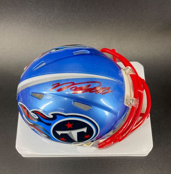 NFL - Titans Will Levis Signed Flash Mini Helmet