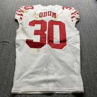 International Series - 49ers George Odum Game Worn Jersey (11/21/22) Siz...