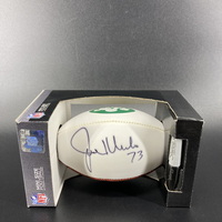 Jets - Joe Klecko Signed Mini Football with Jets Logo