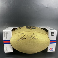 NFL - Vikings Tai Felton Signed Gold Composite Football