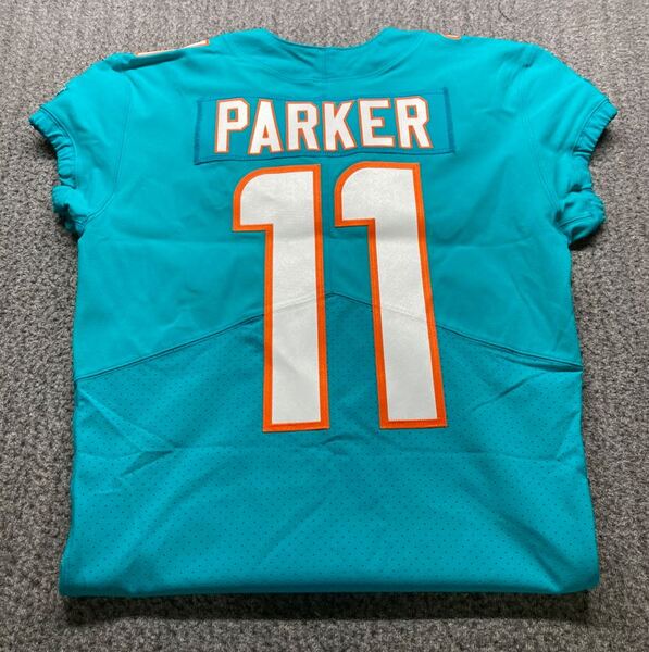 Dolphins - DeVante Parker Aqua Game Cut Jersey (Not Authenticated)