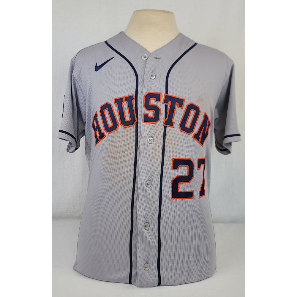 Jose Altuve Game-Used Jersey = 200th Career Home Run - Size 40
