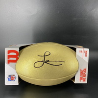 Red Cross - Colts Laiatu Latu Signed Gold Composite Football