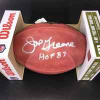NFL - Steelers Joe Greene Signed Authentic Football