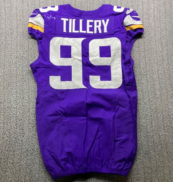 STS - Vikings Jerry Tillery Game Worn Jersey 12/01/2024 Size 44