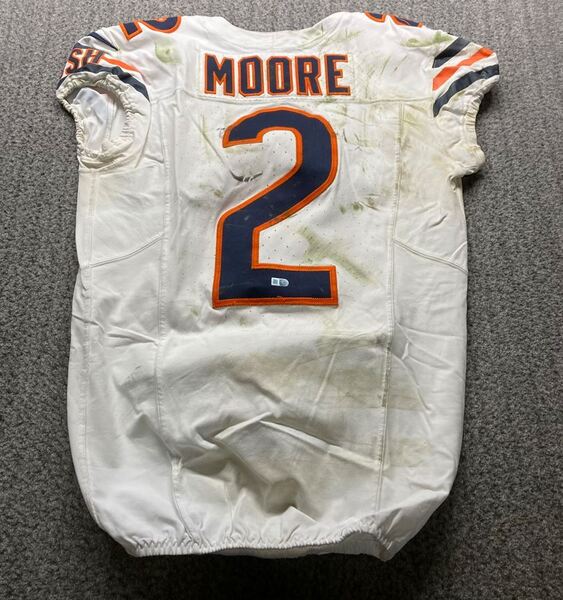 Crucial Catch - Bears DJ Moore Game Worn Jersey 10/27/2024 Size 40 With ...