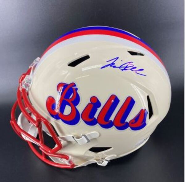 NFL - Bills Skyler Bell Signed Replica Retro Speed Helmet