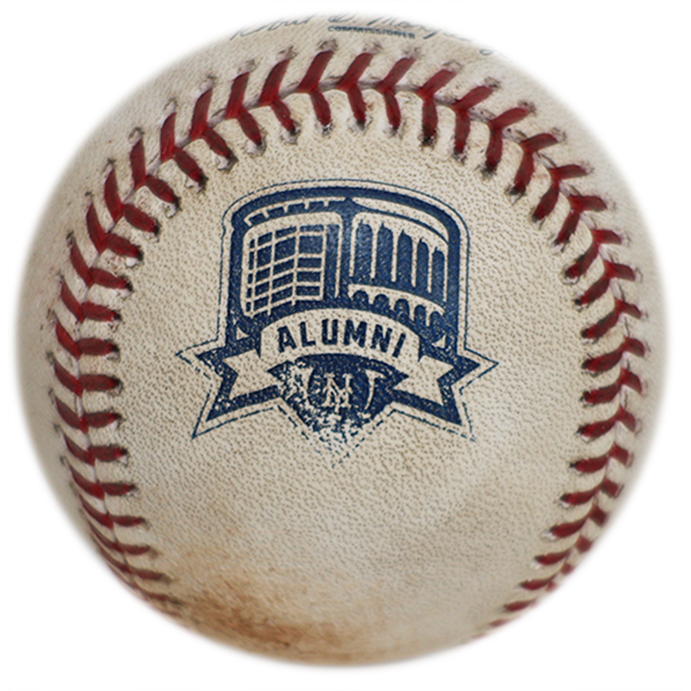 記念グッズ MLB BASEBALLS Game-Used Baseball - 2025 Alumni Classic Commemorative Logo - Matt