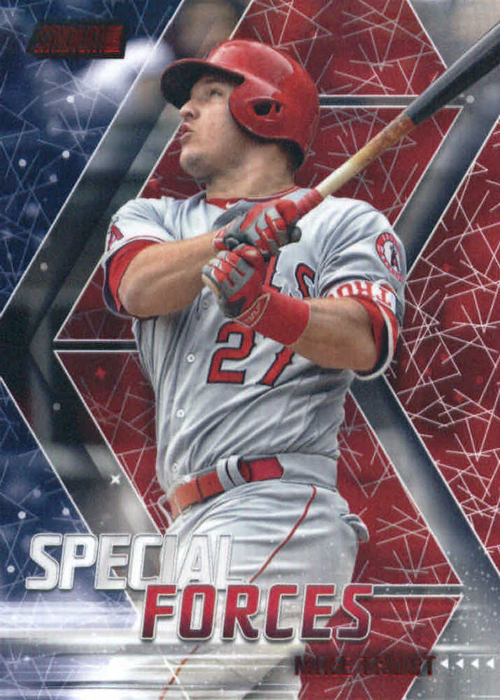 2018 Stadium Club Special Forces #SFMT Mike Trout