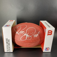 HOF - Steelers Jerome Bettis Signed Authentic Football