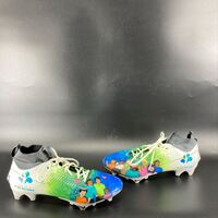 MCMC - Falcons Kaden Elliss Custom Cleats 2024 Season Size 12.5 Benefitt...