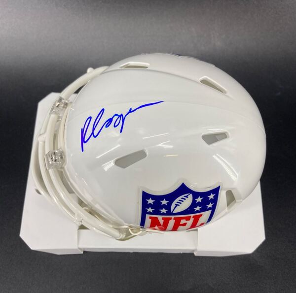NFL - Seahawks Robert Cooper Signed NFL Shield Mini Helmet