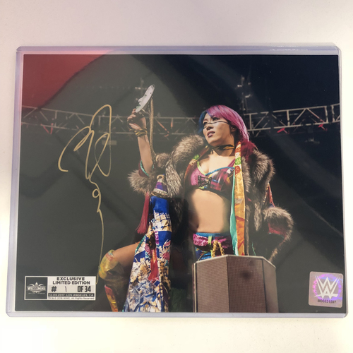 Asuka SIGNED 8 x 10 Limited Edition WrestleMania Photo (#1 of 34)