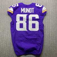 London Games - Vikings Johnny Mundt Game Used Jersey (10/6/2024) Size 44...