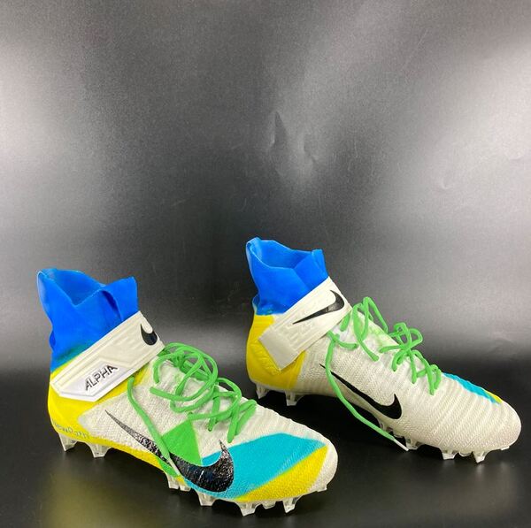 MCMC - Bengals Joseph Ossai Custom Cleats 2025 Season Size 13 Proceeds B...