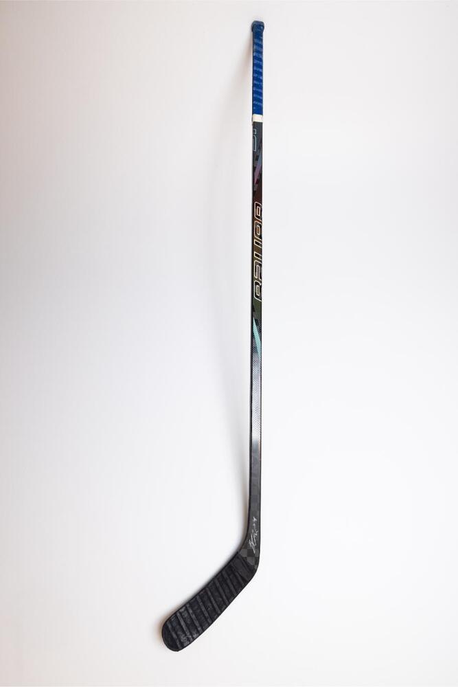 Signed and Game-Used Bauer Stick by #4 Braden Schneider - New York Rangers