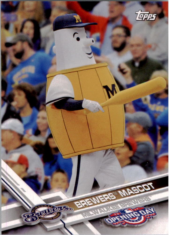 2017 Topps Opening Day Mascots #M25 Brewers Mascot