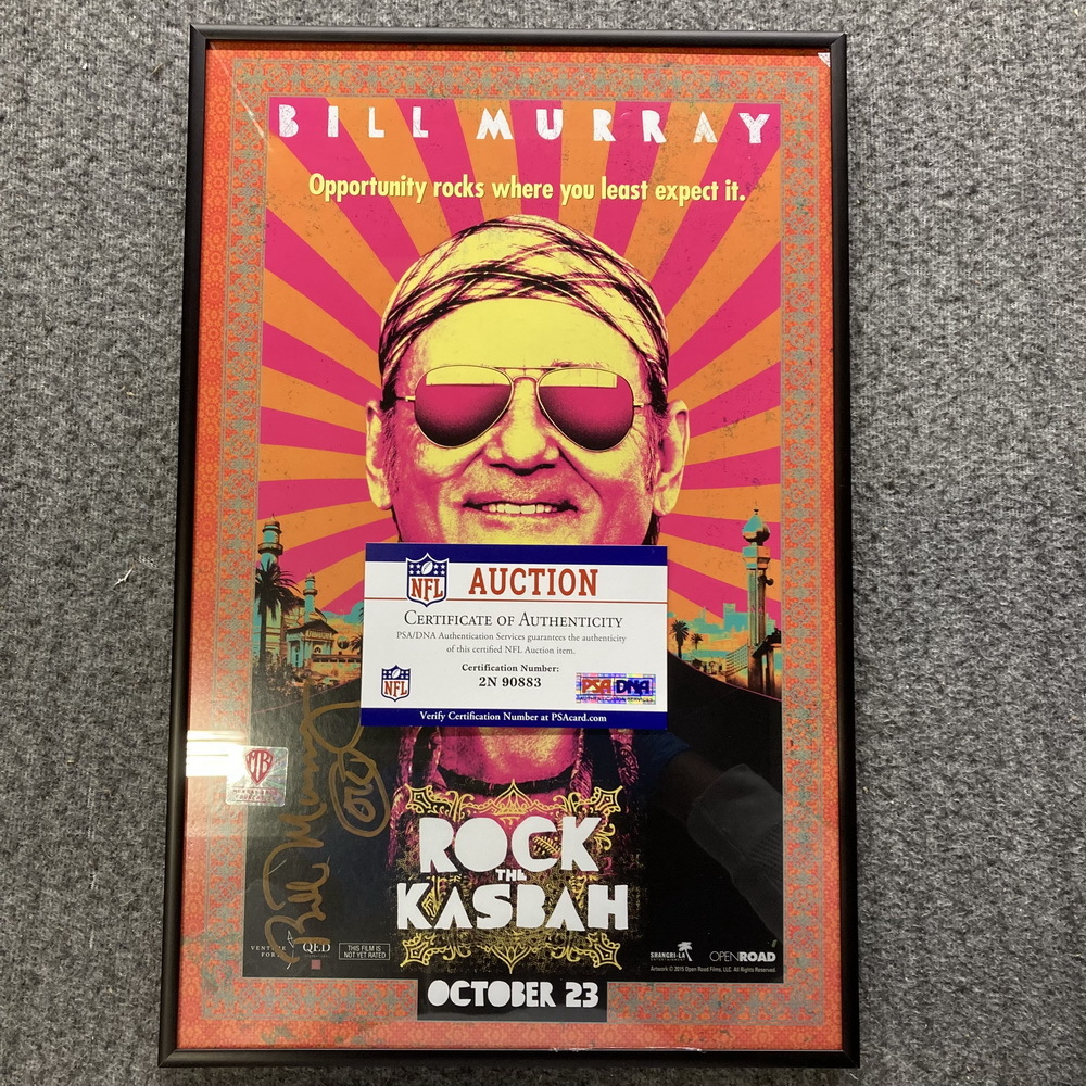 Marty Lyons Foundation Hollywood Legend Bill Murray Signed Movie