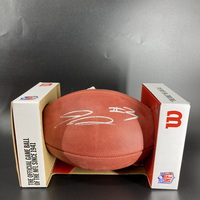 NFL - Vikings Jordan Addison Signed Authentic Football