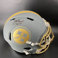 HOF - Steelers Joe Greene Signed Replica Slate Speed Helmet with HOF 03 ...