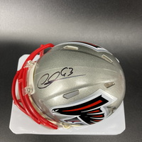 NFL - Falcons Chris Lindstrom Signed Flash Mini Helmet
