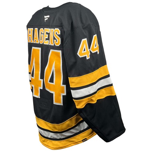 Photo of Game-Used 2025-2026 Season Home Hockey Jersey - James Hagens