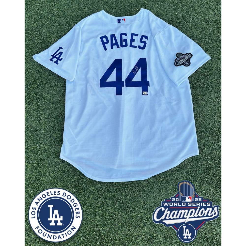 【mlb59様】オーダーページ 2026 Andy Pages Autographed and MLB Authenticated Jersey - Size L