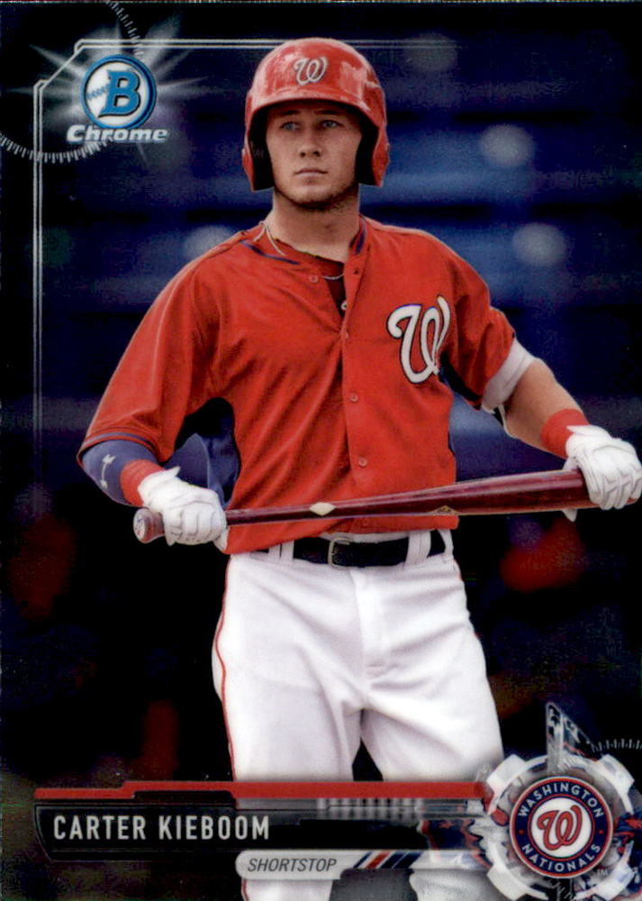 2017 Bowman Chrome Draft #BDC52 Carter Kieboom