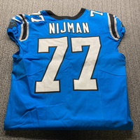 International Series - Panthers Yosh Nijman Game Used Jersey (11/10/24) ...