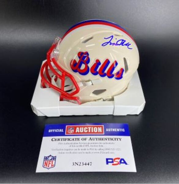 NFL - Bills Skyler Bell Signed Retro Mini Helmet