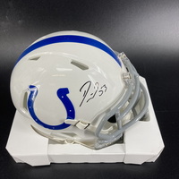 Colts - Darius Leonard Signed Mini Helmet