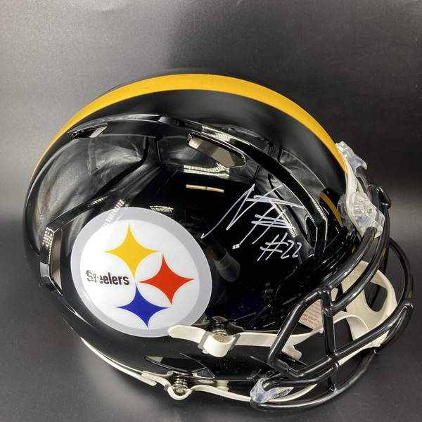 NFL - Steelers Najee Harris Signed Authentic Speed Helmet