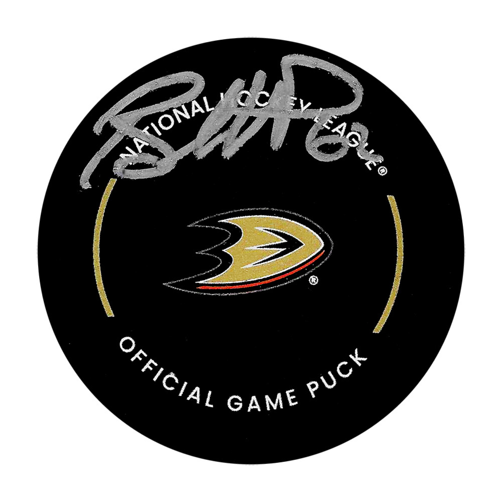 Brandon Montour Autographed Anaheim Ducks Official Game Puck