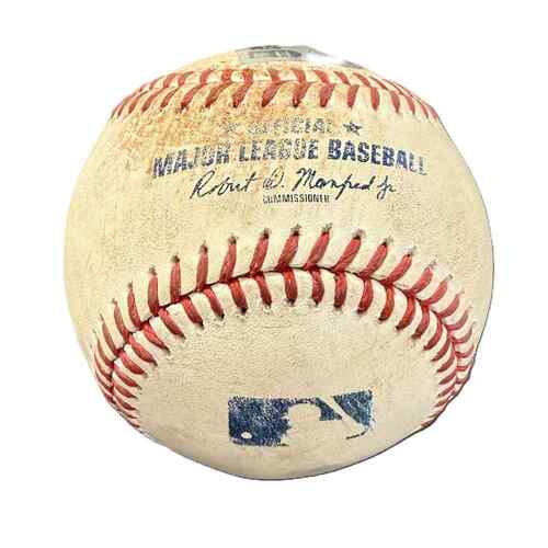Photo of Game Used Baseball: Xavier Edwards (Rookie Season) 2RBI single off Edwin Uceta - Top 7 - July 31, 2024 v MIA