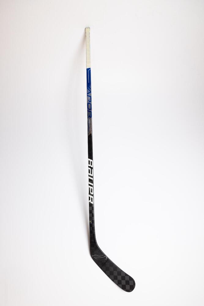 Signed and Game-Used Bauer Stick by #13 Alexis Lafrenière - New York Rangers