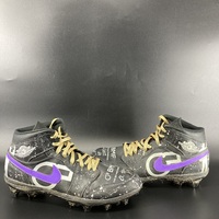 MCMC - Buccaneers Aaron Stinnie Signed Game Worn Custom Cleats Supportin...