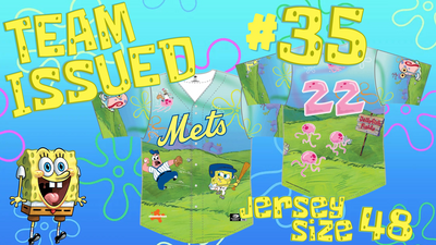 SpongeBob Squarepants Jersey #35 Layonel Ovalles