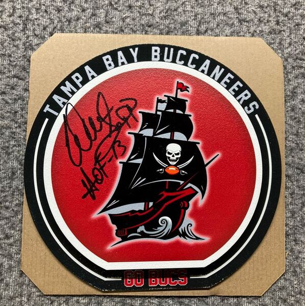 HOF - Buccaneers Warren Sapp Signed Small Hex Head