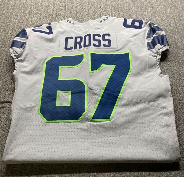 STS - Seahawks Charles Cross Game Worn Jersey (11/06/22) Size 48